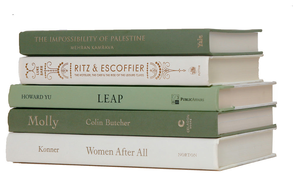 Decorative Books - Ivy Cream Book Stack