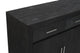 Fernious 3 Drawer 3 Door Sideboard, Dark Gray Finish on Mango Solid Wood