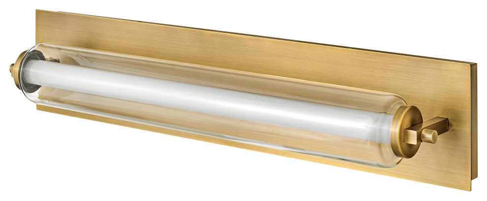 Hinkley Lucien Large Led Vanity, Lacquered Brass