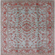 Ahgly Company Indoor Square Mid-Century Modern Area Rugs, 3' Square