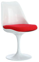 Modern Red Tulip Dining Fabric Side Chair