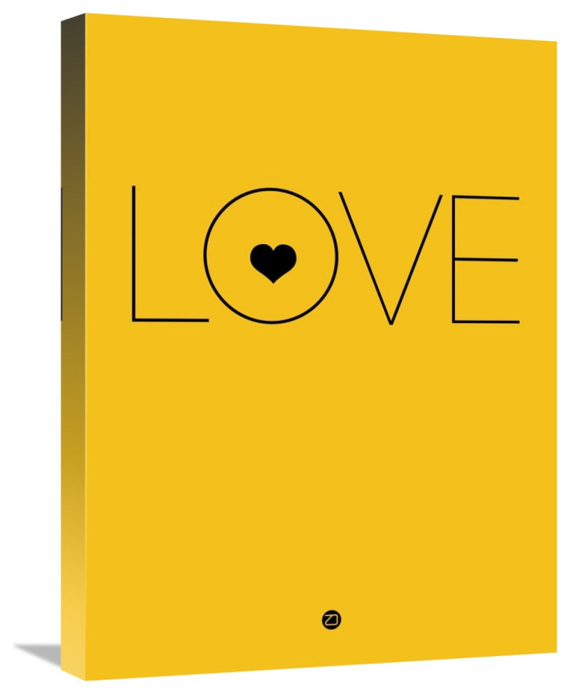 "Love Poster Yellow" Fine Art Print