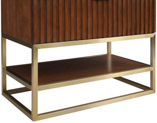 Monad Bathroom Vanity, Walnut, 36" Wide