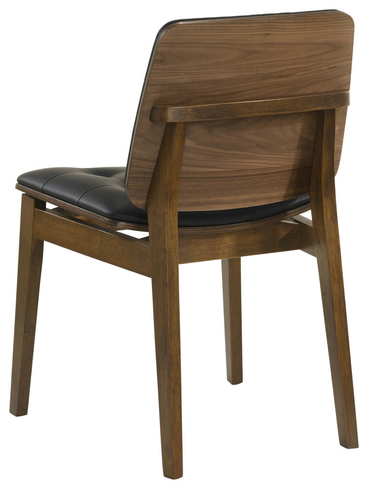 Redbridge Rectangular 5-piece Dining Set Natural Walnut