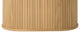 Mid-Century Modern Pedestal Dining Table, Natural Oak, 71" Oval