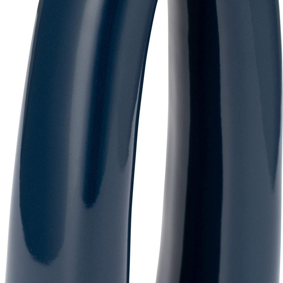 Ceramic 14"H Open Cut-Out Vase, Blue