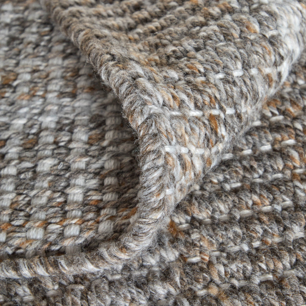 Limerick T8022 Modern/Casual Area Rug, Gray/Brown, 3'6"x5'6"