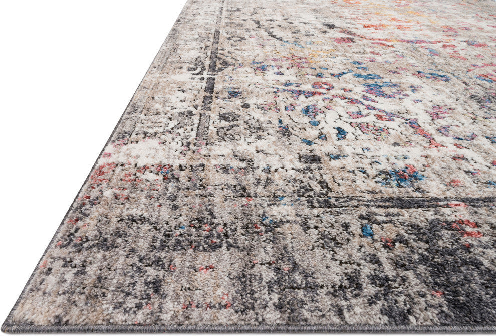 Granite/Multi Medusa Rug, 2'4"x4'