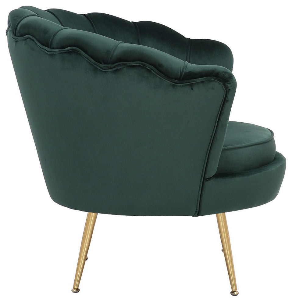 Queen Lounge Chair, Green
