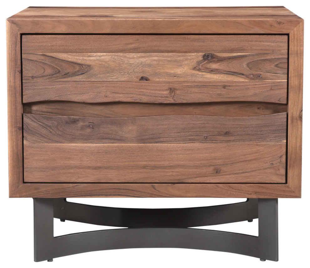 Bent Nightstand Smoked