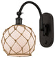 Innovations 518-1W-OB-G121-8RB-LED 1-Light Sconce, Oil Rubbed Bronze