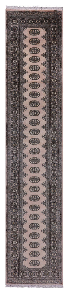 Runner Signed Silky Bokhara Handmade Wool Rug 2' 6" X 12' 1" - Q13779