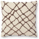 Loloi PLL0043 Ivory / Black 18" x 18" Cover Only Pillow