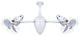 Ar Ruthiane Rotational Ceiling Fan, Gloss White