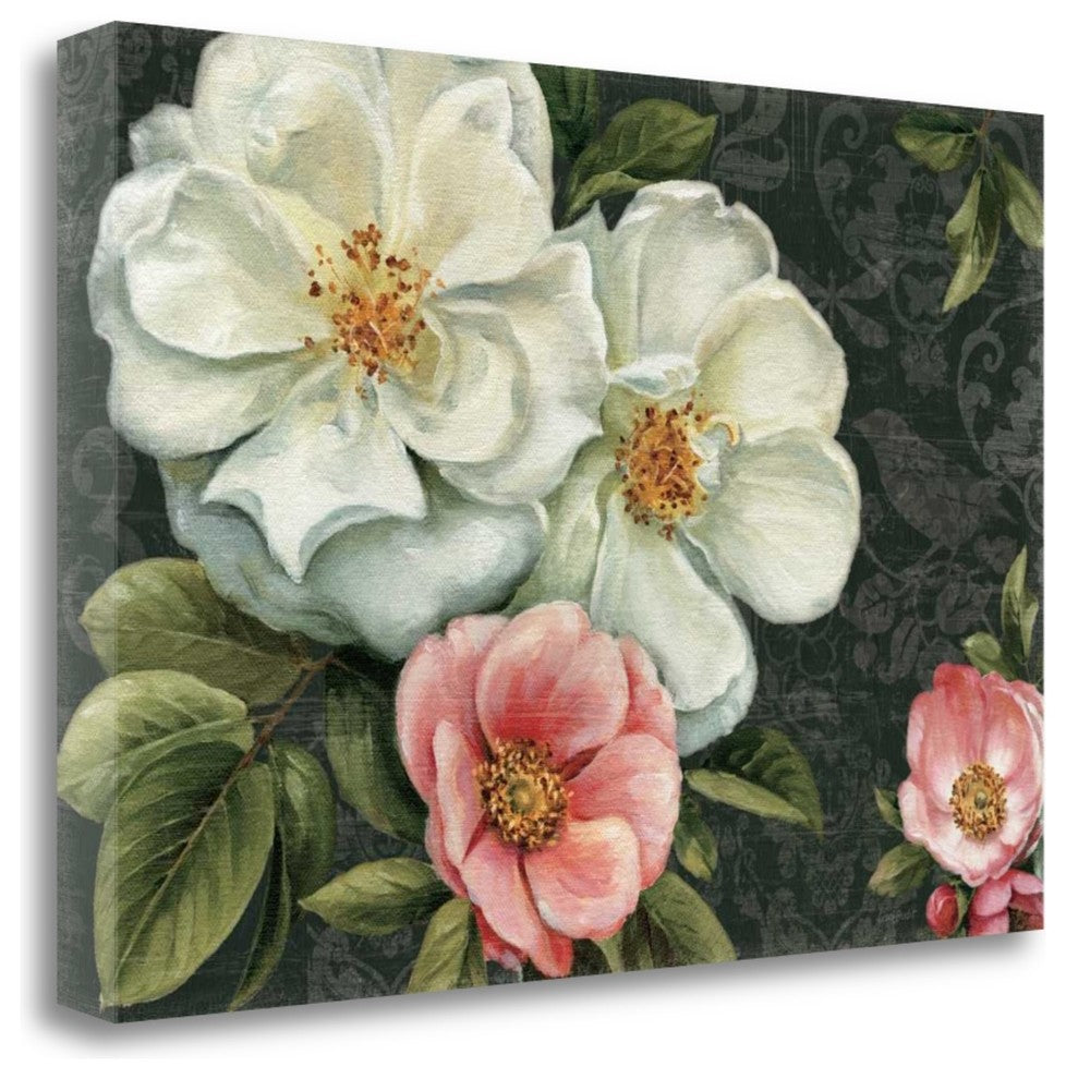 "Floral Damask I" By Lisa Audit, Giclee Print on Gallery Wrap Canvas