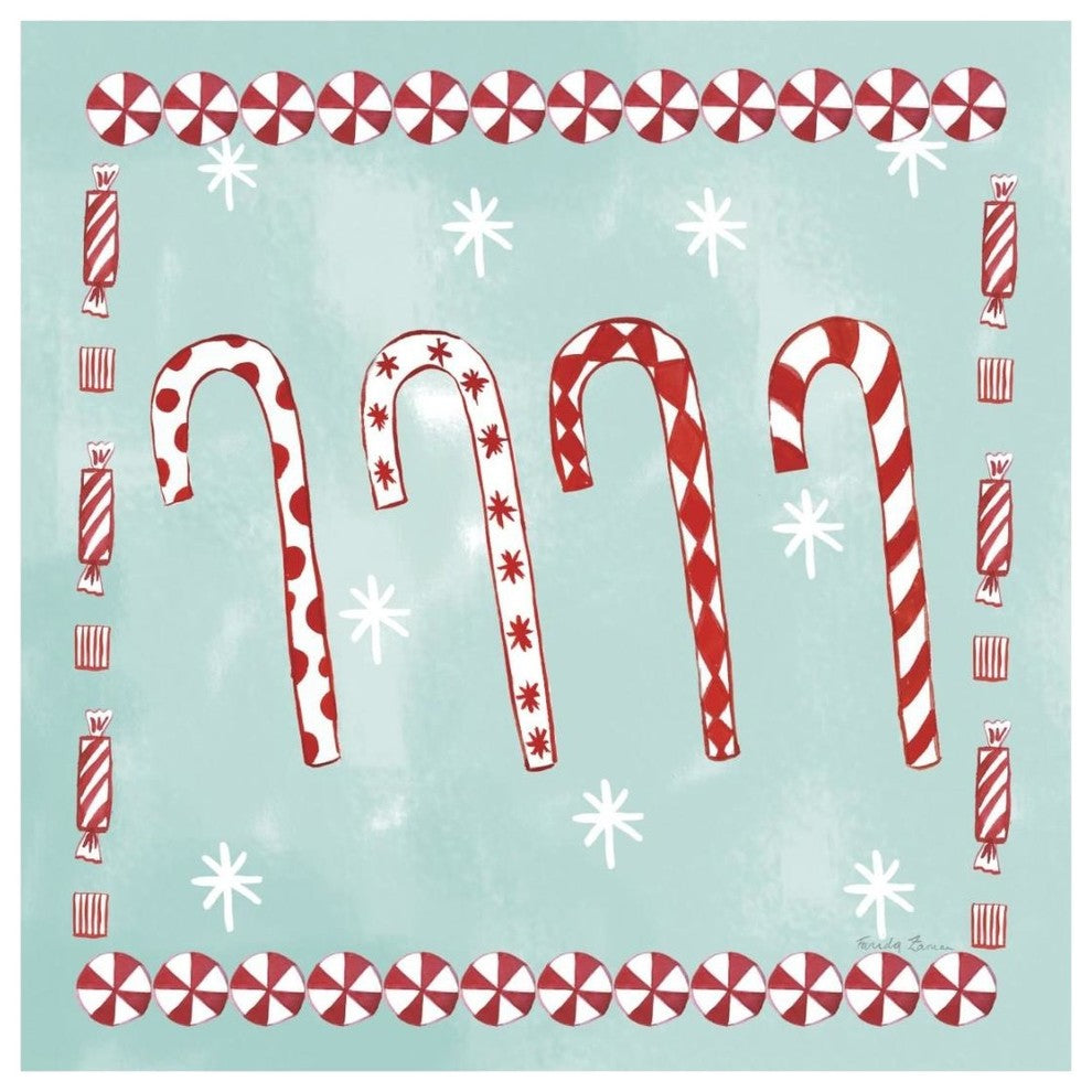 "Holiday Treats III" Digital Paper Print by Farida Zaman, 20"x20"