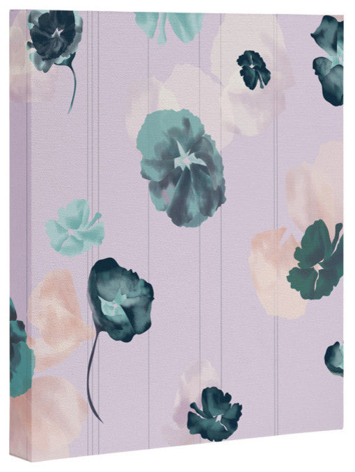 Deny Designs Khristian A Howell Mademoiselle In Lavender Art Canvas