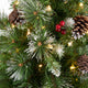 4.5' Mixed Spruce Artificial Christmas Tree, Pre-Lit Clear