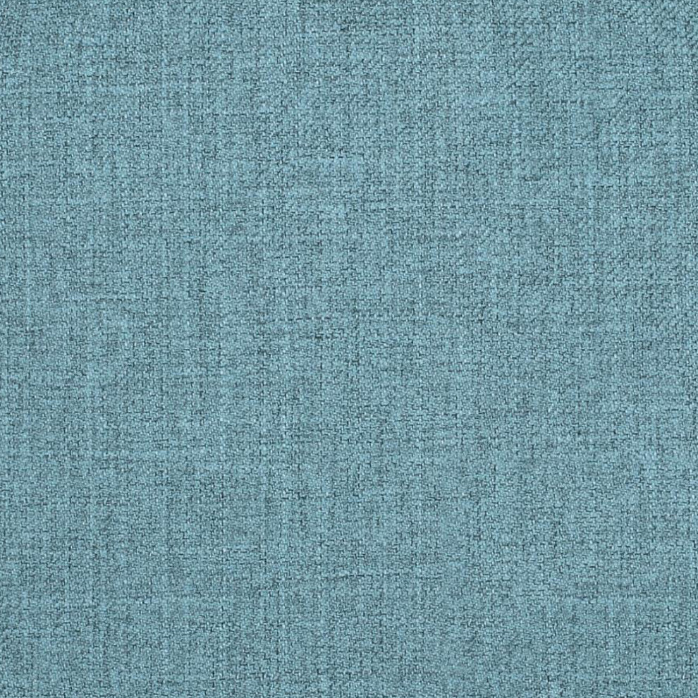 Sofa Bed with Biscuit Tufted, Turquoise Blue and Walnut