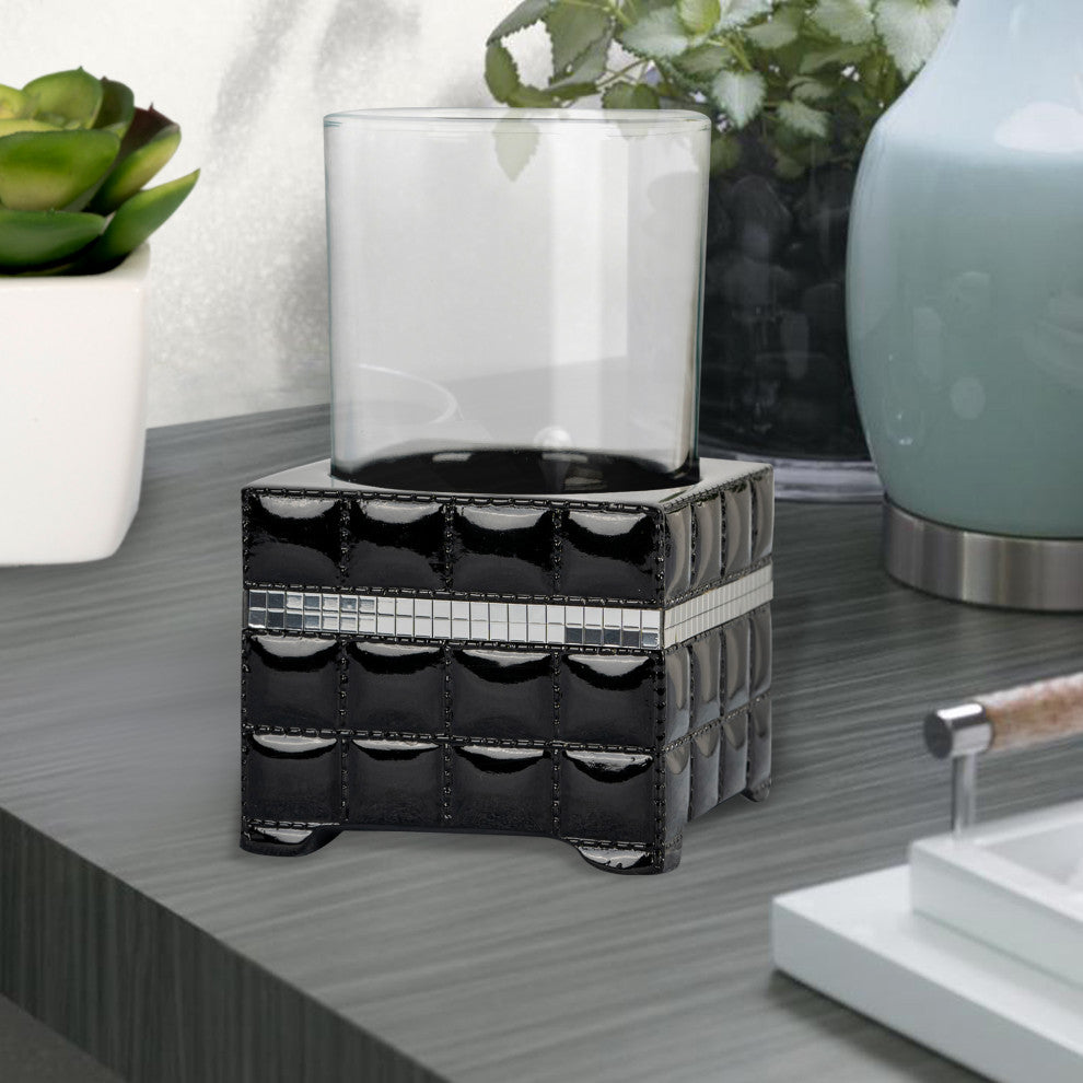 nu steel Giraffe Black Tumbler