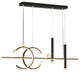 Andermatt | Pendant Light in a Nordic style for Dining Room, Black, Warm Light