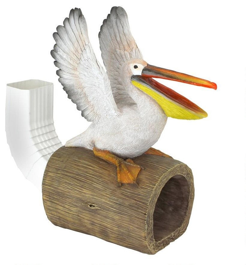 Splash the Pelican Rain Gutter