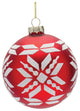 Nordic Snowflake Ball Ornament, Set of 6