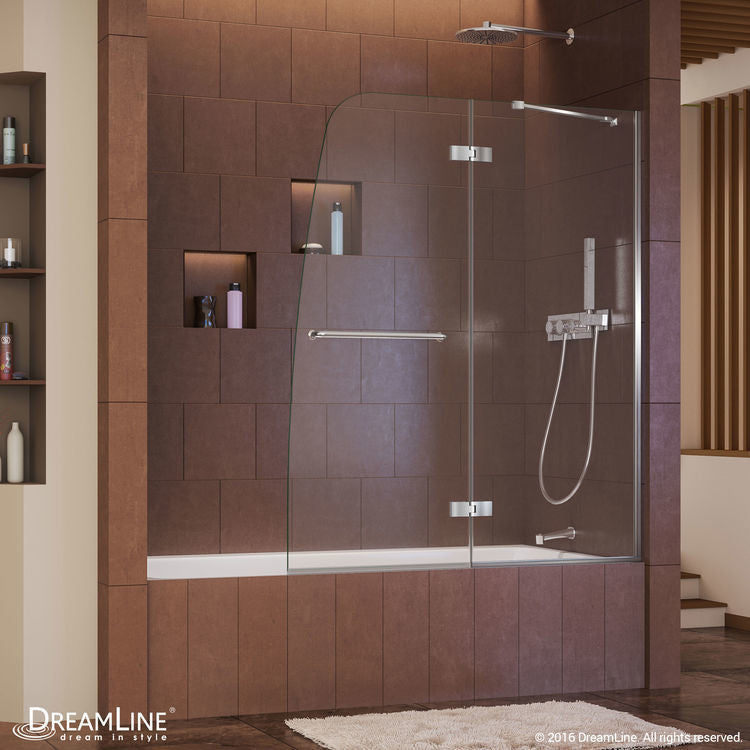 Dreamline Aqua Ultra 48" Frameless Hinged Tub Door