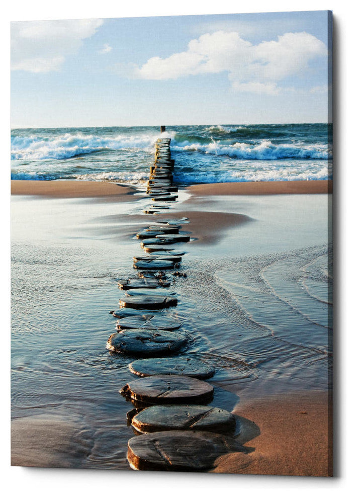 Epic Graffiti "Stepping Stones" Giclee Canvas Wall Art, 40"x60"