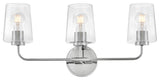 Lark 853453-CL Kline 3 Light 24"W Vanity Light - Chrome
