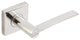 Horizon Lever, Half Passage, Left Hand, Polished Stainless Steel, 2-3/8" Backset