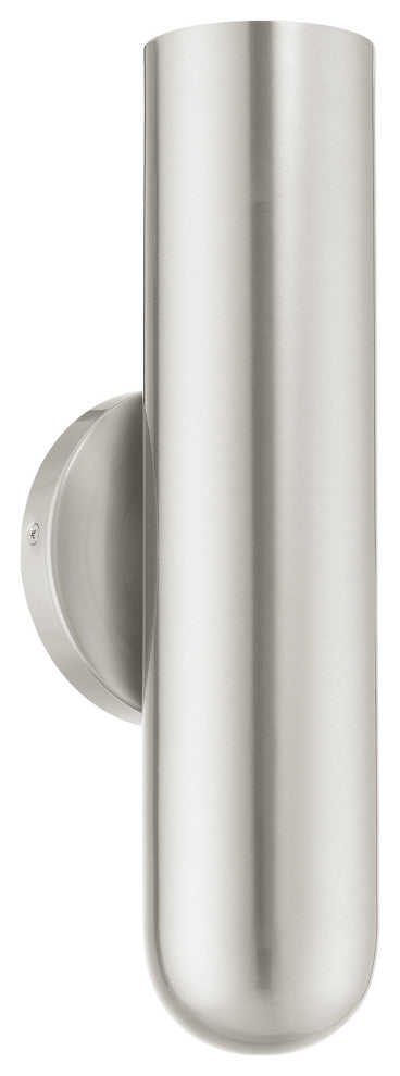 Brushed Nickel Mid Century Modern, Urban, Scandinavian Single Sconce