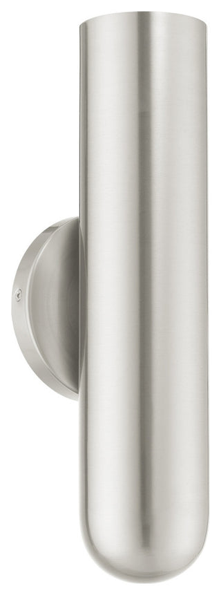Brushed Nickel Mid Century Modern, Urban, Scandinavian Single Sconce