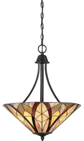 Quoizel TFVY2819VA Three Light Pendant Victory Valiant Bronze