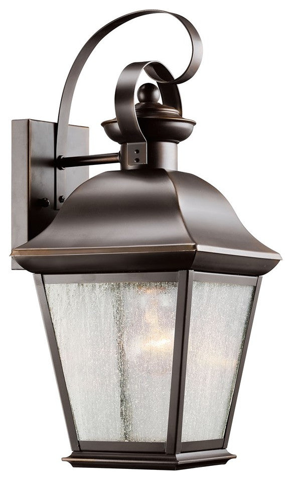 Kichler Mount Vernon Large Outdoor Wall Sconce, Olde Bronze, 7.5
