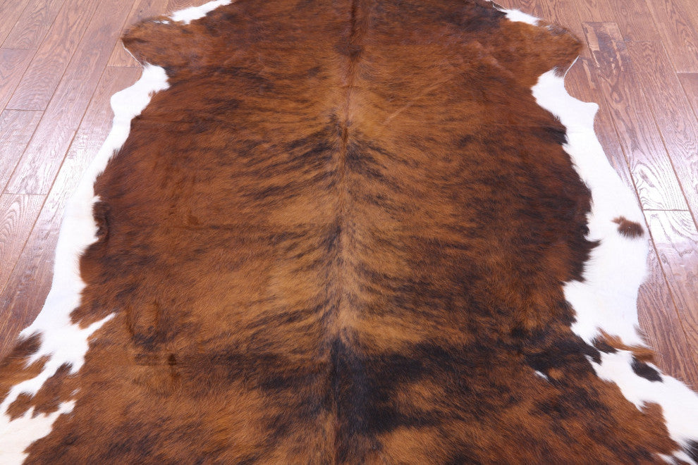 6' 11" X 5' 8" Natural Cowhide Rug C2359