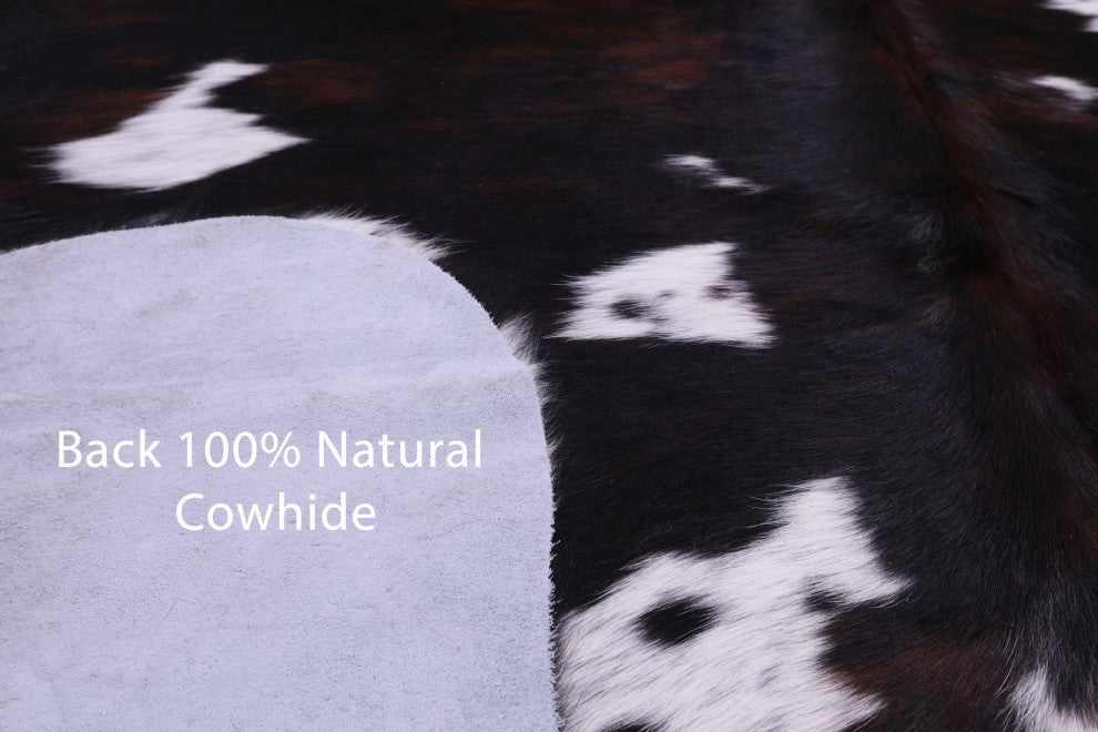 7' 0" X 6' 1" Natural Cowhide Rug C1522