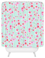 Deny Designs Jacqueline Maldonado Cherry Blossom Mint Shower Curtain