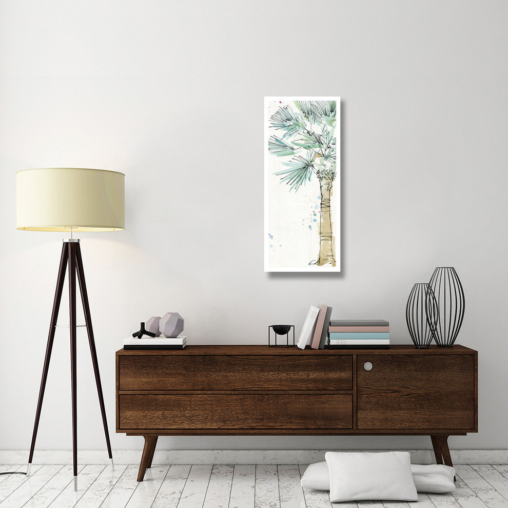 "Palm Passion VII no Words" Digital Paper Print by Anne Tavoletti, 18"x42"