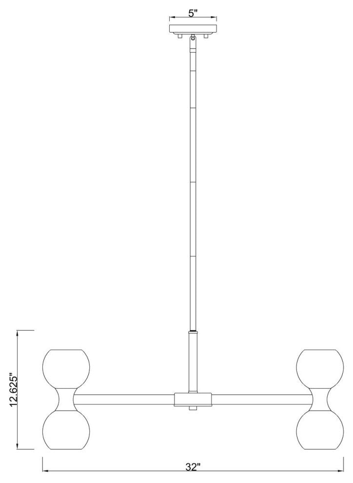 Z-LITE 16-Light Chandelier, Modern Gold