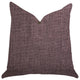 Grape Seed Luxury Throw Pillow in Purple Tones, 20"x26" Standard