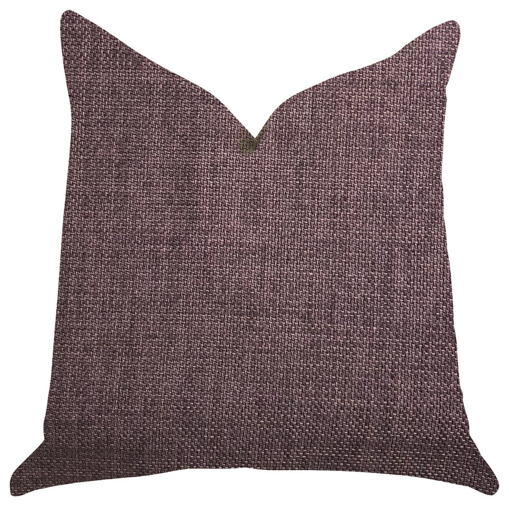 Grape Seed Luxury Throw Pillow in Purple Tones, 20"x26" Standard