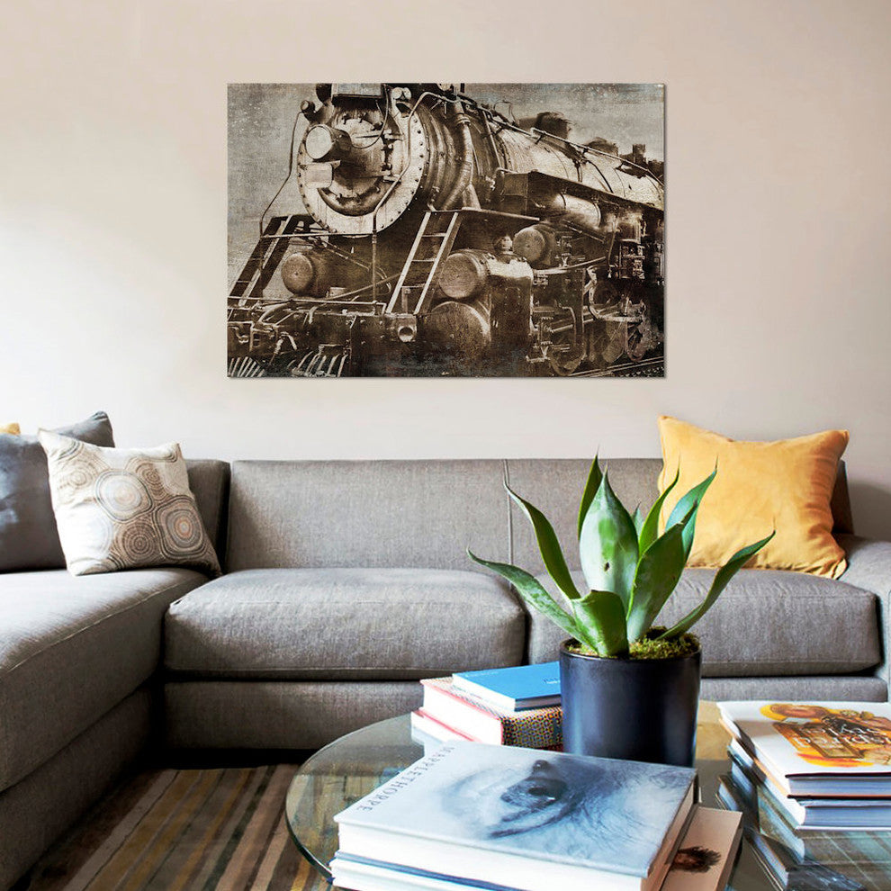 "Locomotive" by Dylan Matthews, Canvas Print, 26"x18"