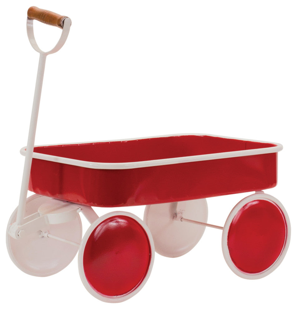 Metal Wagon Decor, 2-Piece Set