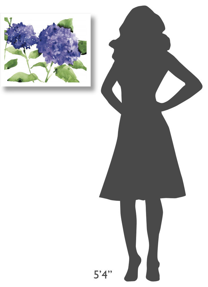 "Bright Hydrangeas" Digital Paper Print by Anne Tavoletti, 22"x18"