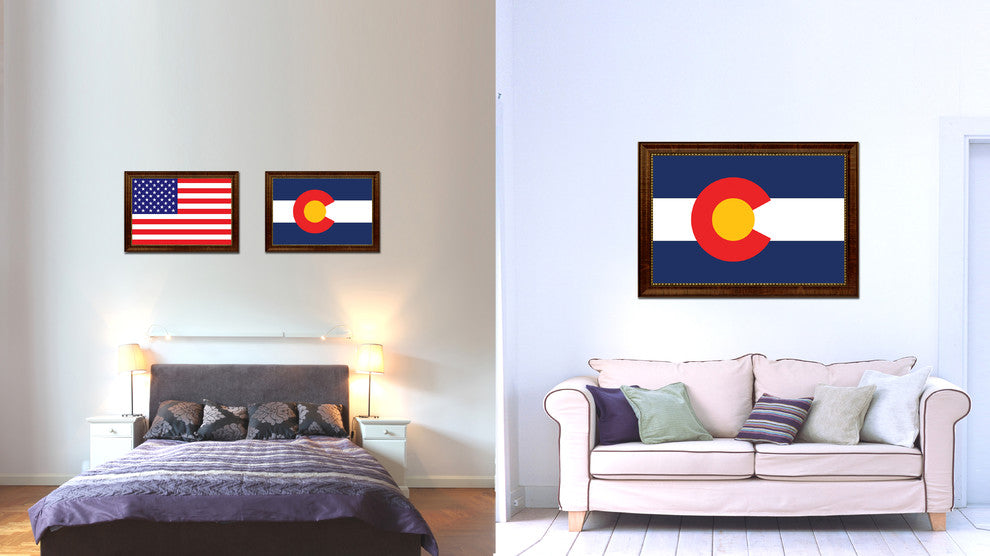 Colorado State Flag Canvas Print, 27"x39"