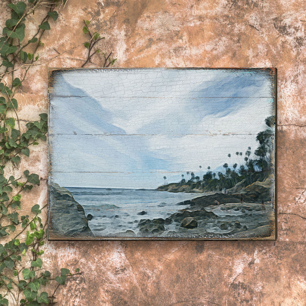 Surfer Wooden Coastal Wall Art, X-Large 36x24