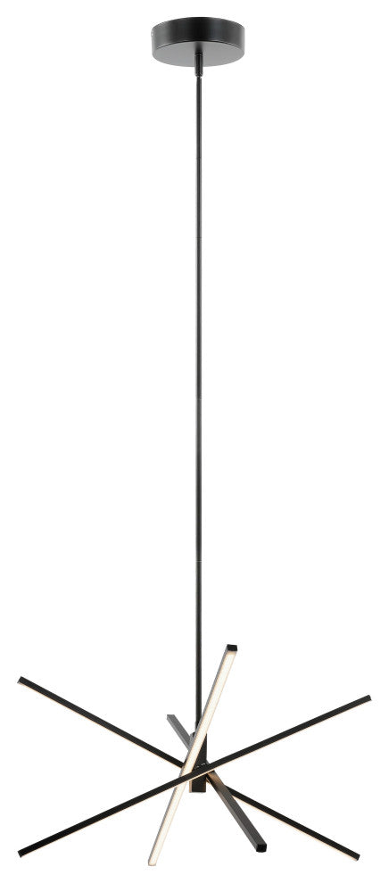 Jaxx Pendant, LED 39W, 3500 LM, 120V, Black