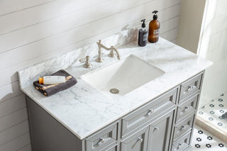 South Bay 43" Bathroom Vanity, Gray Finish