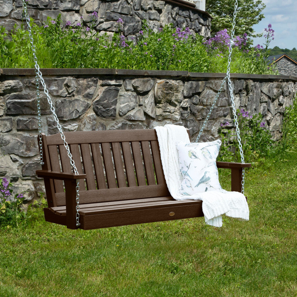 Lehigh Porch Swing, Weathered Acorn, 4'